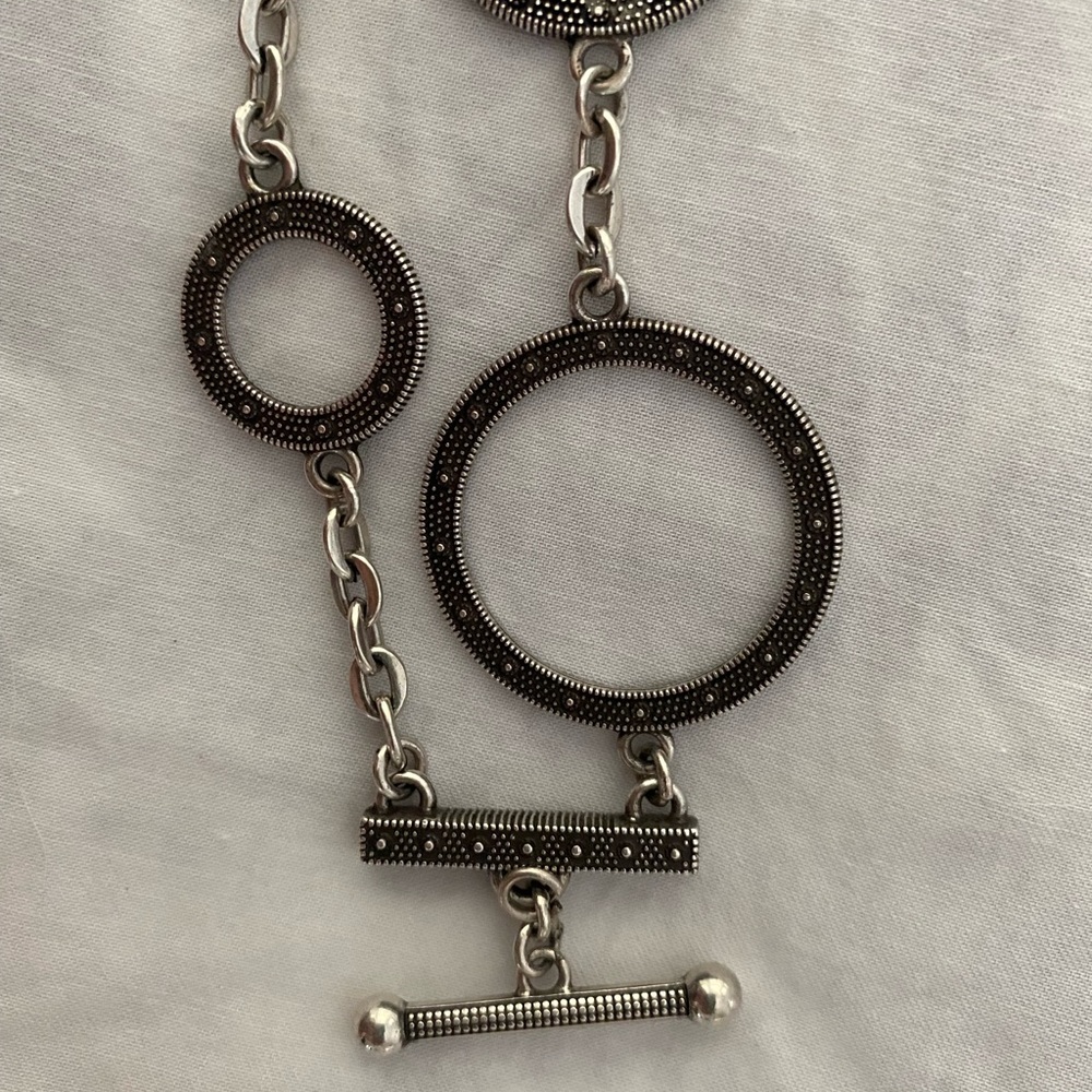 Brighton Townsend Silver/Black Pattern Circles 2 … - image 7